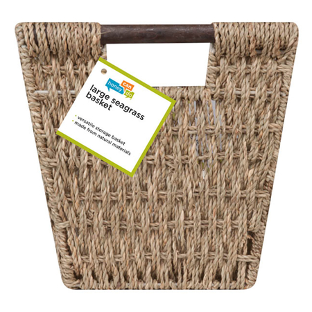 Honey-Can-Do Basket Lrg Seagrass Brn STO-02966